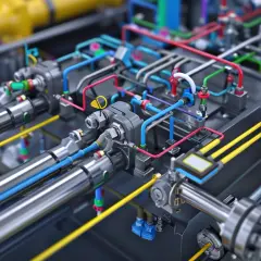 Układ hydrauliczny: Jak poprawnie zrozumieć schemat i jego funkcje?