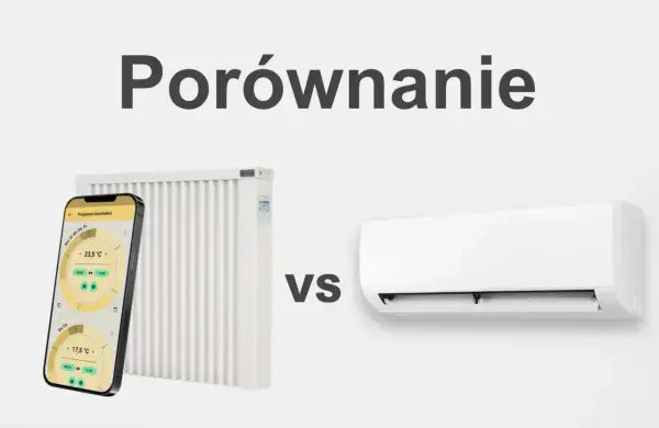 Porównanie: grzejnik sterowany aplikacją vs klimatyzator. Który system ogrzewania wybrać?